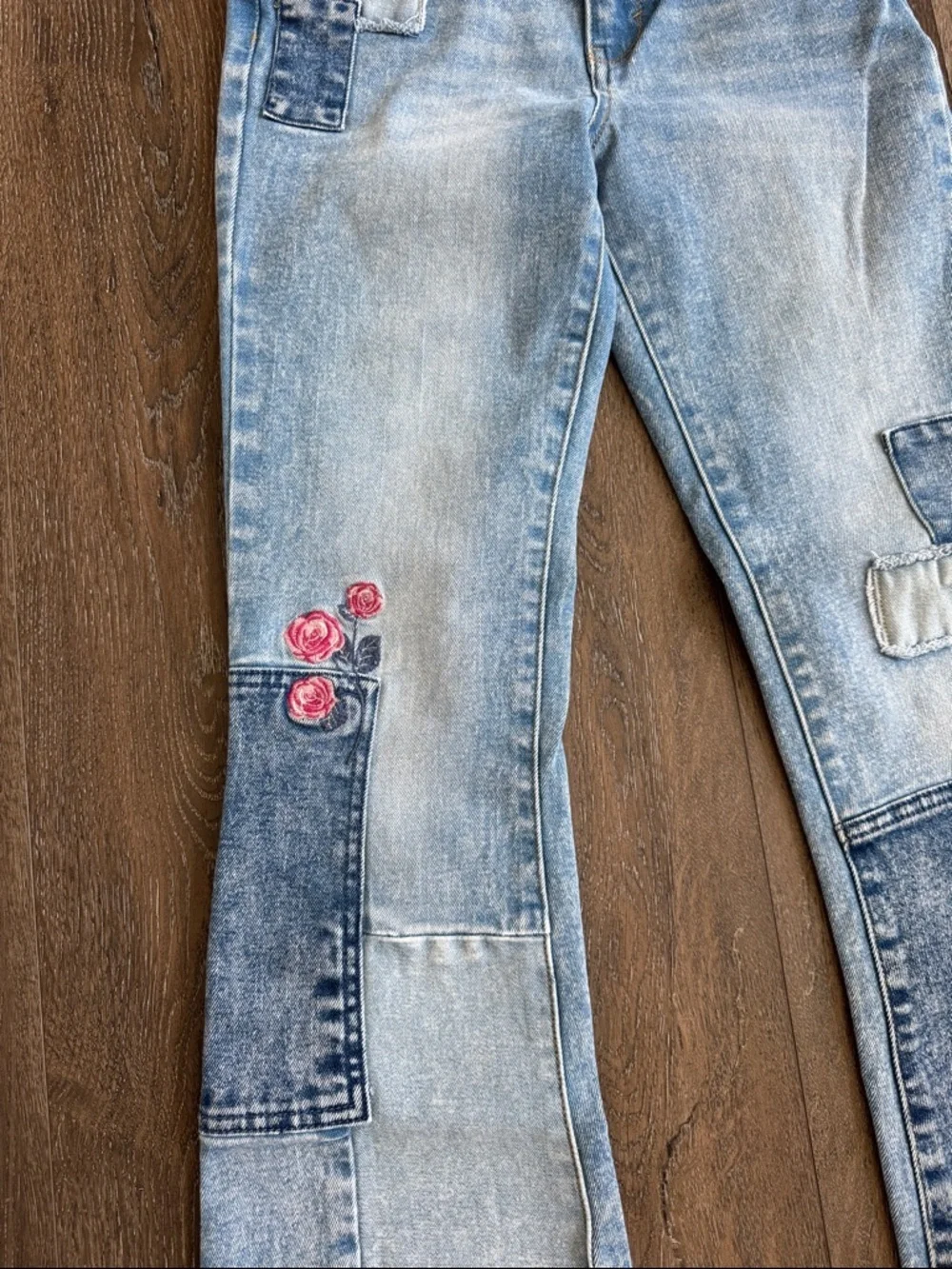 Levi’s Patchwork Flared Jeans girls size 16